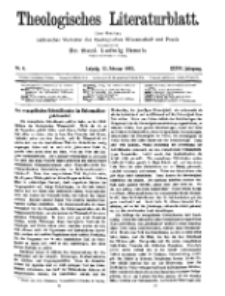 Theologisches Literaturblatt, 12. Februar 1915, Nr 4.