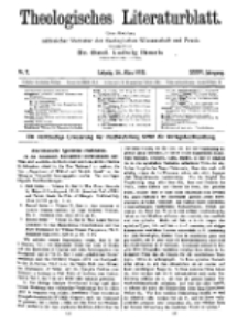 Theologisches Literaturblatt, 26. März 1915, Nr 7.