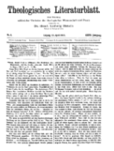 Theologisches Literaturblatt, 23. April 1915, Nr 9.