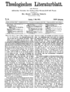 Theologisches Literaturblatt, 7. Mai 1915, Nr 10.