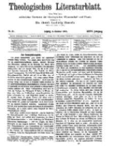 Theologisches Literaturblatt, 8. Oktober 1915, Nr 21.