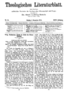 Theologisches Literaturblatt, 5. November 1915, Nr 23.
