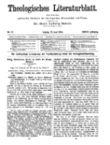 Theologisches Literaturblatt, 23. Juni 1916, Nr 13.