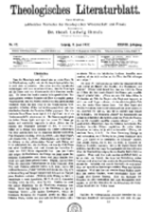 Theologisches Literaturblatt, 8. Juni 1917, Nr 12.