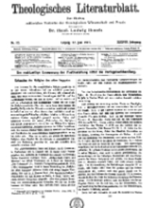 Theologisches Literaturblatt, 22. Juni 1917, Nr 13.