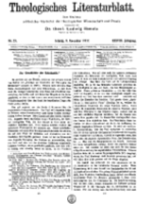 Theologisches Literaturblatt, 9. November 1917, Nr 23.