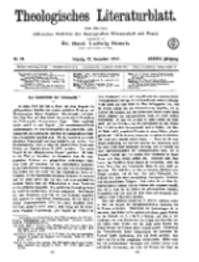 Theologisches Literaturblatt, 23. November 1917, Nr 24.
