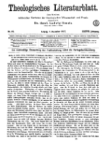 Theologisches Literaturblatt, 7. Dezember 1917, Nr 25.