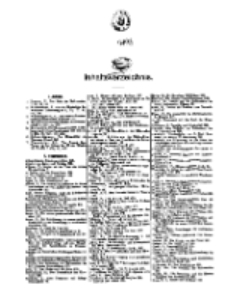 Theologisches Literaturblatt, 1918 (Inhaltsverzeichniß)