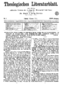 Theologisches Literaturblatt, 4. Januar 1918, Nr 1.
