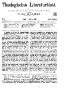 Theologisches Literaturblatt, 15. Februar 1918, Nr 4.