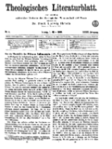 Theologisches Literaturblatt, 1. März 1918, Nr 5.
