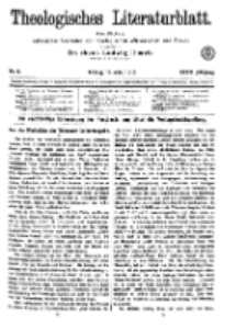 Theologisches Literaturblatt, 15. März 1918, Nr 6.