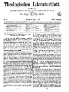 Theologisches Literaturblatt, 2. August 1918, Nr 16.