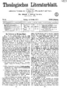 Theologisches Literaturblatt, 11. Oktober 1918, Nr 21.