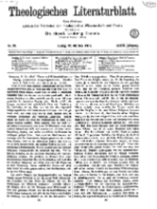 Theologisches Literaturblatt, 25. Oktober 1918, Nr 22.