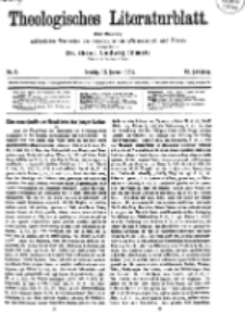 Theologisches Literaturblatt, 17. Januar 1919, Nr 2.