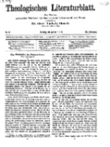 Theologisches Literaturblatt, 31. Januar 1919, Nr 3.