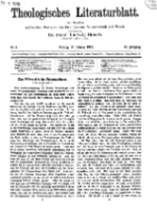 Theologisches Literaturblatt, 14. Februar 1919, Nr 4.