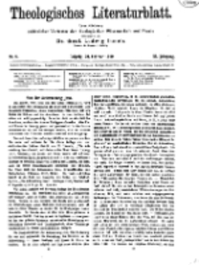 Theologisches Literaturblatt, 28. Februar 1919, Nr 5.