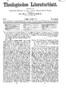 Theologisches Literaturblatt, 11. April 1919, Nr 8.