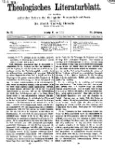 Theologisches Literaturblatt, 6. Juni 1919, Nr 12.