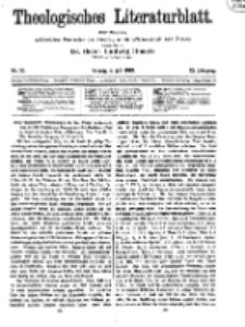Theologisches Literaturblatt, 4. Juli 1919, Nr 14.