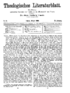 Theologisches Literaturblatt, 18. Juli 1919, Nr 15.
