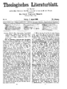 Theologisches Literaturblatt, 15. August 1919, Nr 17.