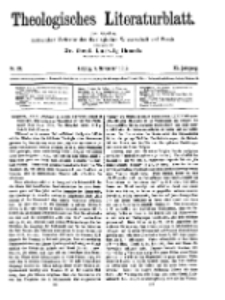 Theologisches Literaturblatt, 7. November 1919, Nr 23.