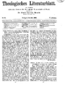Theologisches Literaturblatt, 5. Dezember 1919, Nr 25.