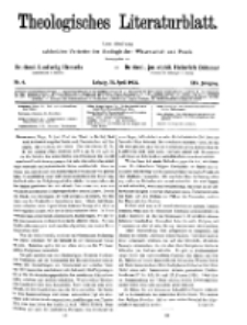 Theologisches Literaturblatt, 25. April 1924, Nr 9.