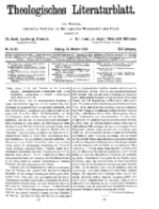 Theologisches Literaturblatt, 24. Oktober 1924, Nr 21/22.