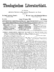Theologisches Literaturblatt, 19. Dezember 1924, Nr 25/26.