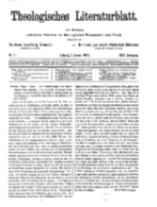 Theologisches Literaturblatt, 2. Januar 1925, Nr 1.