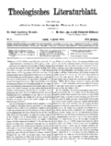 Theologisches Literaturblatt, 16. Januar 1925, Nr 2.