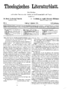 Theologisches Literaturblatt, 30. Januar 1925, Nr 3.
