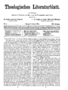 Theologisches Literaturblatt, 27. Februar 1925, Nr 5.