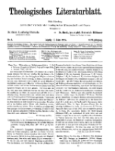 Theologisches Literaturblatt, 13. März 1925, Nr 6.
