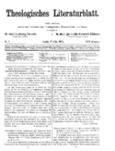 Theologisches Literaturblatt, 27. März 1925, Nr 7.