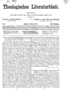 Theologisches Literaturblatt, 15. Januar 1926, Nr 2.