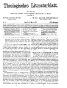 Theologisches Literaturblatt, 12. März 1926, Nr 6.