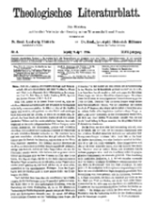 Theologisches Literaturblatt, 9. April 1926, Nr 8.