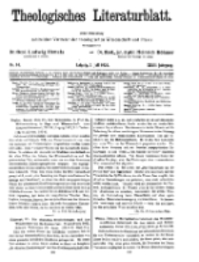 Theologisches Literaturblatt, 2. Juli 1926, Nr 14.