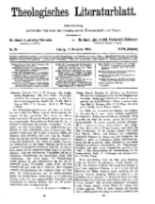 Theologisches Literaturblatt, 17. Dezember 1926, Nr 26.