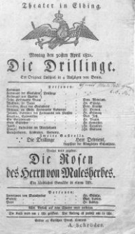 Die Rosen des Herrn von Malesherbes - afisz