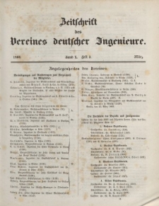 Zeitschrift des Vereins deutscher Ingenieure, Bd. X, März 1866, H. 3.