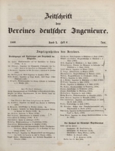 Zeitschrift des Vereins deutscher Ingenieure, Bd. X, Juni 1866, H. 6.