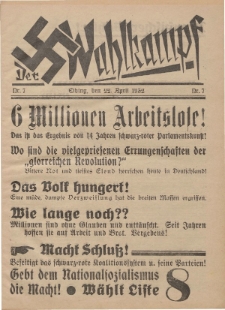 Der Wahlkampf Nr. 7, 22. April 1932
