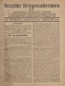 Deutsche Kriegsnachrichten (D.K.), Freitag, 11. Mai 1917, Nr 78.